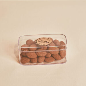 שקדים מצופים שוקולד וקקאו